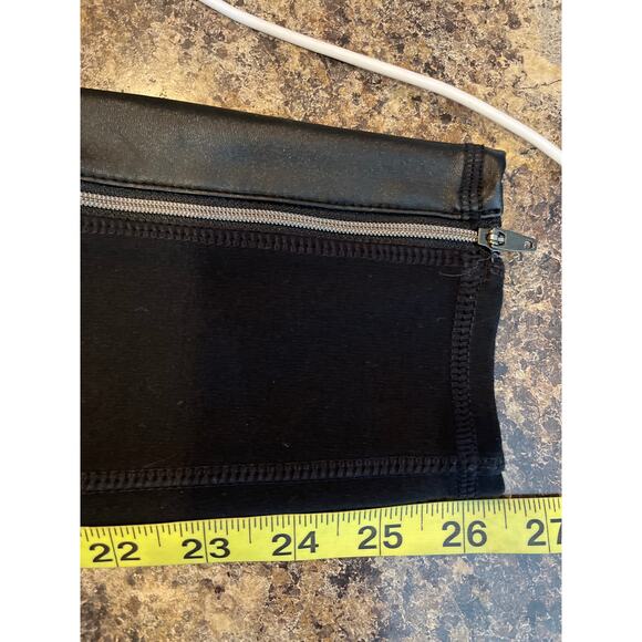 Athleta Luxe Ponte Black Athleisure Leggings with Zippers Medium - Picture 9 of 9